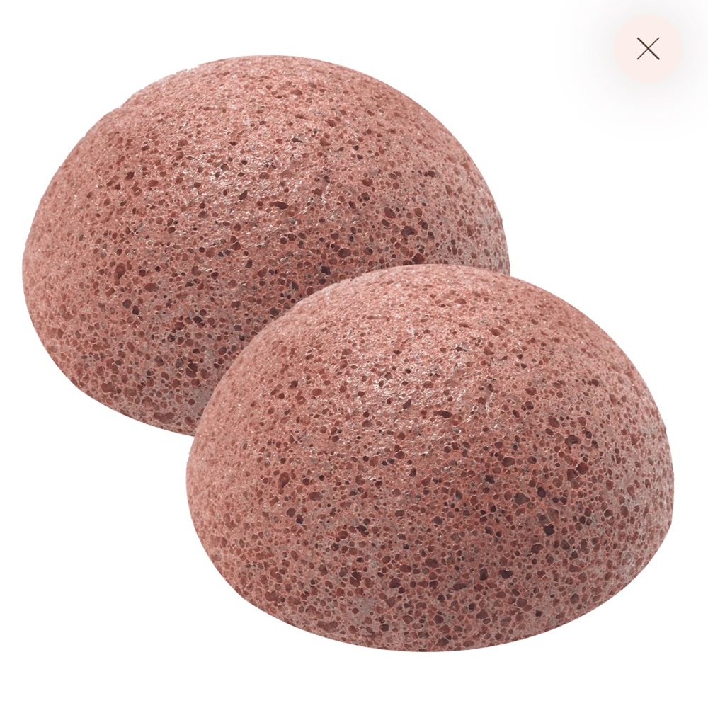 MZ SKIN Natural Konjac Sponge Duo BRAND NEW/SEALED